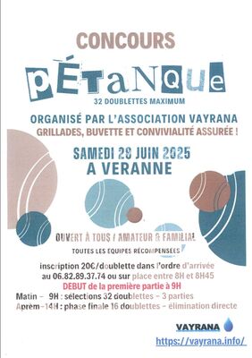Concours de pétanque_Véranne