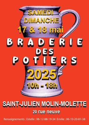 Braderie des potiers_Saint-Julien-Molin-Molette