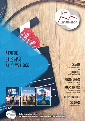 Ciné Pilat "Le programme est en ligne !"_Pélussin