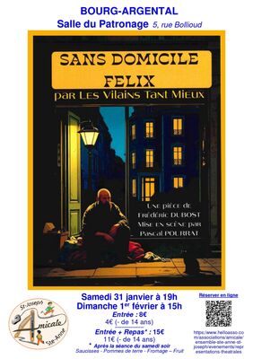 Théâtre "Sans Domicile Félix"_Saint-Sauveur-en-Rue