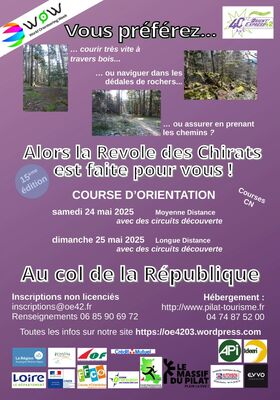 Course d'orientation "La Revole des Chirats"_La Versanne