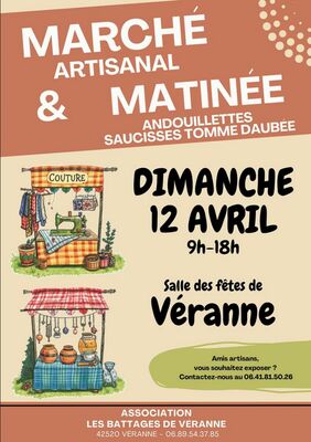 Marché artisanal et matinée Andouillettes Tome daubée_Véranne