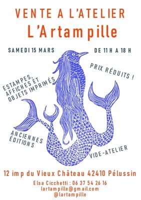 Vente à l'atelier L"Artampille"_Pélussin