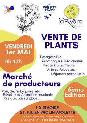 Vente de plants et Marché de producteurs - 6ème édition_Saint-Julien-Molin-Molette