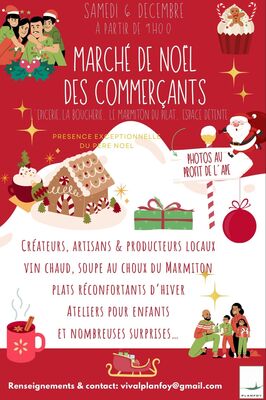Marché de Noël des commerçants_Planfoy
