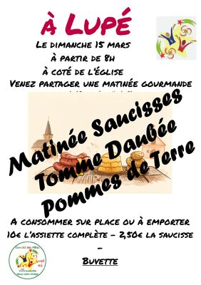 Matinée Saucisse/Tomme Daubée_Lupé