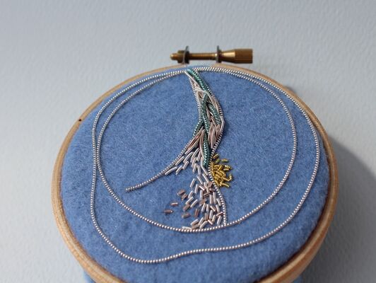 La Turbine créative - Stage "Broderie d'or et d'argent"_Doizieux