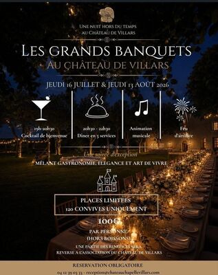 Les grands banquets au Château de Villars_La Chapelle-Villars