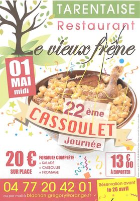 22ème Journée Cassoulet au Vieux Frêne_Tarentaise
