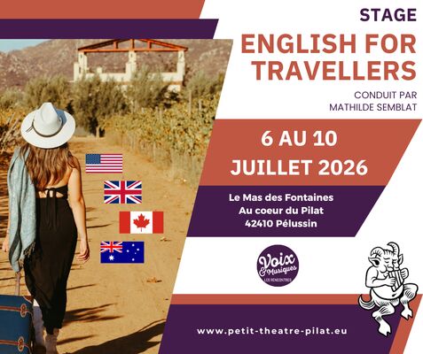 Stage Voix et Musiques "English for travellers"_Pélussin