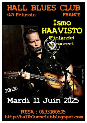 Ismo Haavisto - en concert au Hall Blues Club_Pélussin