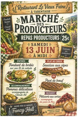 Le Vieux Frêne - Marché des producteurs_Tarentaise