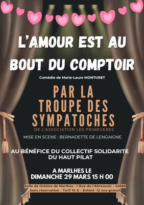 Théâtre "L'amour est au bout du comptoir"_Marlhes