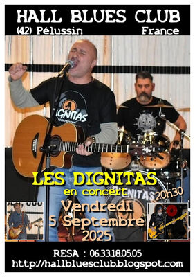 LES DIGNITAS- en concert au Hall Blues Club_Pélussin