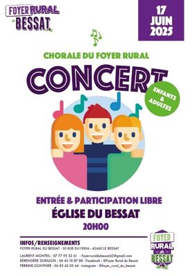 Concert chorale_Le Bessat