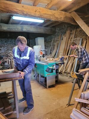 Stage de travail du bois_Saint-Appolinard