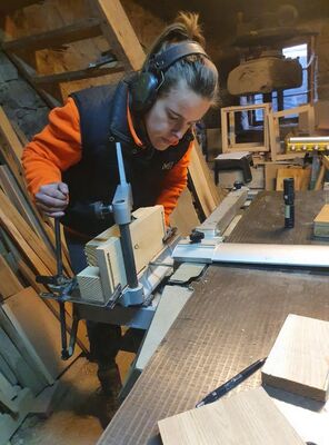 Stage de travail du bois_Saint-Appolinard