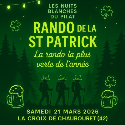 Les Nuits blanches du Pilat : Rando de la Saint-Patrick_Le Bessat