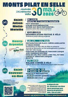 Monts Pilat en selle - Journée itinérante vélo_Saint-Julien-Molin-Molette