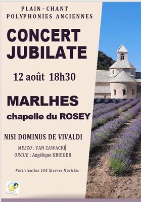 Concert Jubilate "Nisi Dominus de VIVALDI"_Marlhes