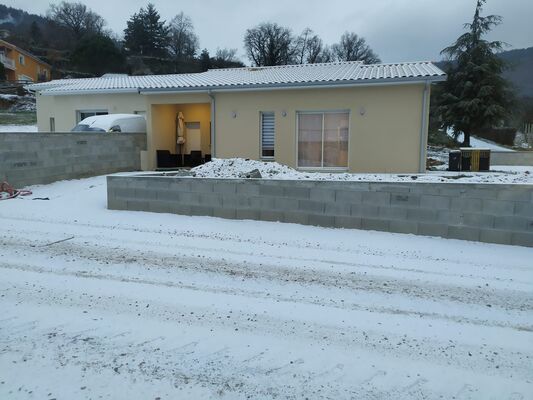 Maison en hiver