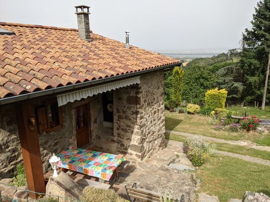 terrasse du gîte la Fournarie