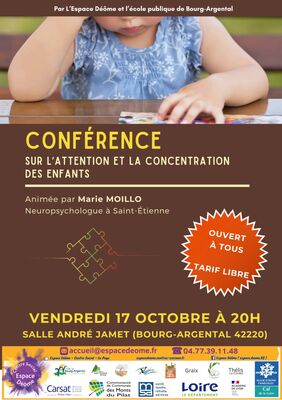 Conférence sur l'attention et la concentration des enfants_Bourg-Argental