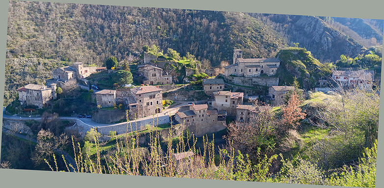 Malleval vue d'en haut