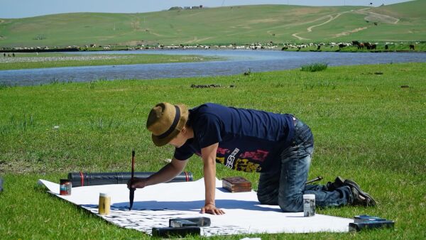 Exposition "Calligraphies de Mongolie"_Saint-Julien-Molin-Molette