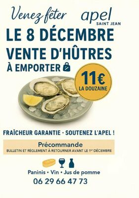 Vente d'huitres à emporter_Pélussin
