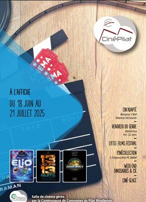 Ciné Pilat "Le programme est en ligne ! "_Pélussin