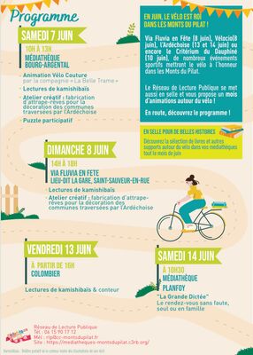 A bicyclette dans les médiathèques des Monts du Pilat_Bourg-Argental