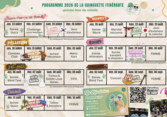 Guinguette itinérante "La Récréation"_Saint-Pierre-de-Boeuf