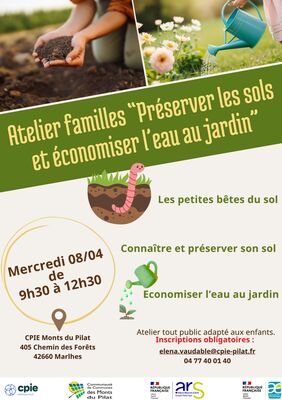 Atelier Jardin "Préserver les sols et économiser l'eau"_Marlhes