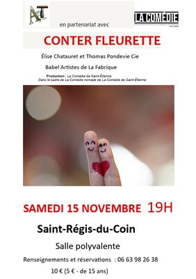 Spectacle "Conter Fleurette"_Saint-Régis-du-Coin