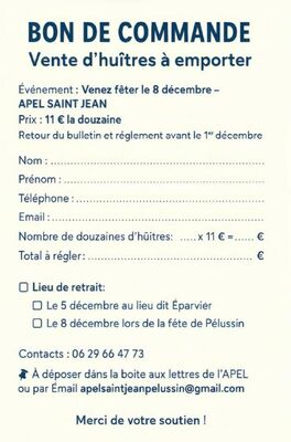 Vente d'huitres à emporter_Pélussin