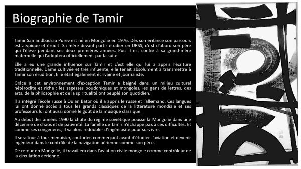 Exposition "Calligraphies de Mongolie"_Saint-Julien-Molin-Molette