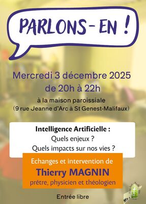 Soirée d'échanges sur l'intelligence artificielle_Saint-Genest-Malifaux