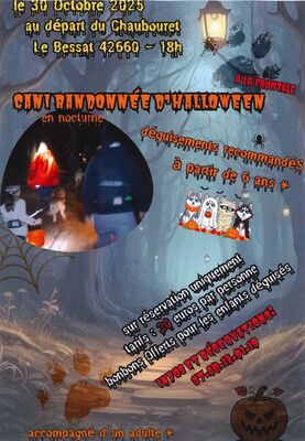 Cani-randonnée d'Halloween_Le Bessat