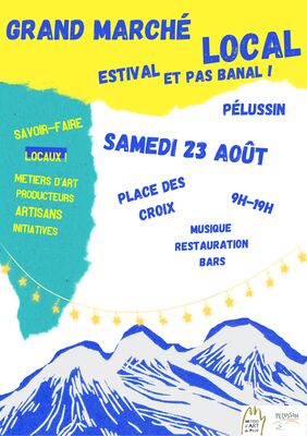 Marché local et pas banal !_Pélussin