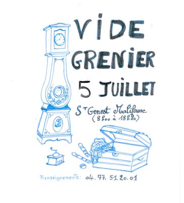 Vide grenier-23eme édition_Saint-Genest-Malifaux