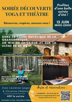 Soirée découverte Yoga et Théâtre_Saint-Genest-Malifaux