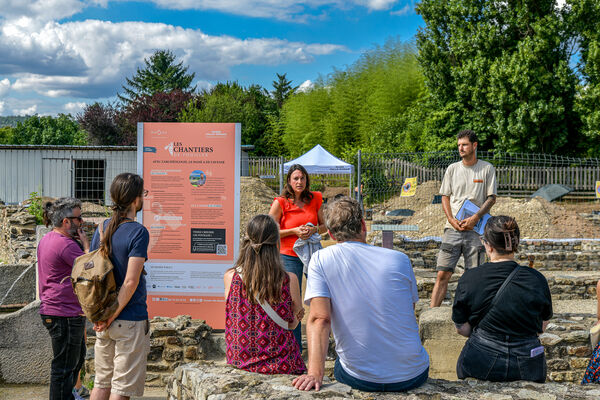 Visite : Fouilles Archéologique , chronique d'un chantier de fouilles_Saint-Romain-en-Gal