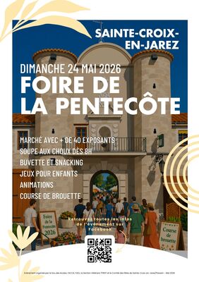 Affiche Foire de Pentecôte 2026