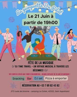 Fête de la musique à la guinguette Pizzaliz_Saint-Appolinard