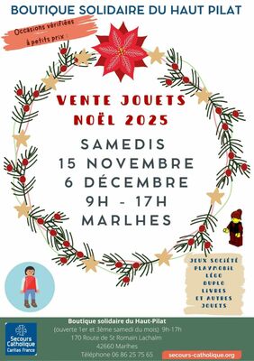 Vente de jouets_Marlhes