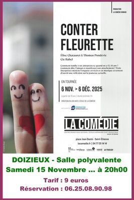 La Comédie itinérante " Conter Fleurette"_Doizieux