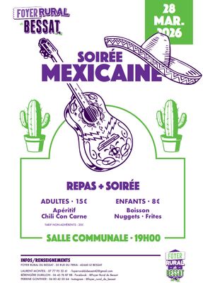 Soirée mexicaine_Le Bessat