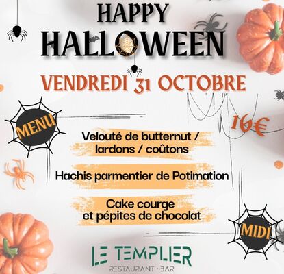 Menu Halloween au Templier_Marlhes