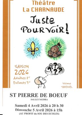 Théâtre "Juste pour voir""_Saint-Pierre-de-Boeuf